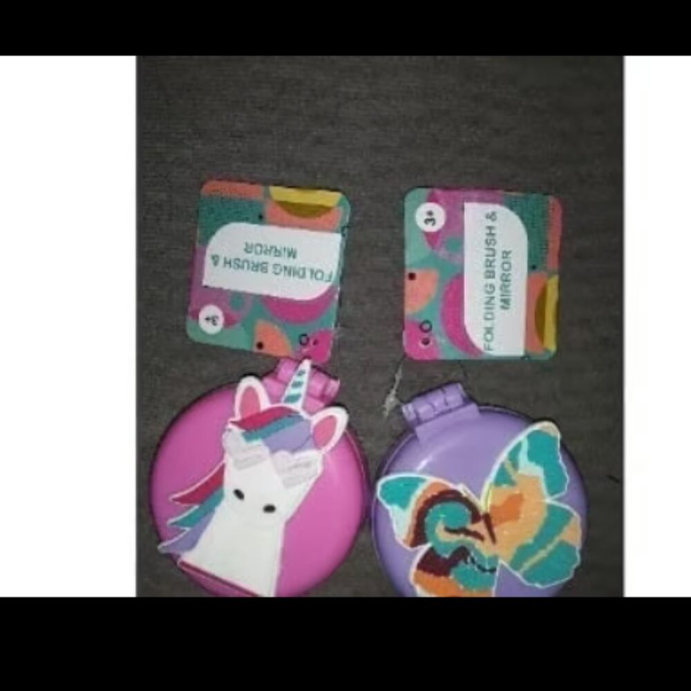 14 pc UNICORN CHILD HEADBAND mirrors fingerlights glow squishy bracelets party